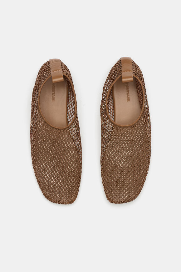 Luna Mesh Flat  Tan Gold  hi-res