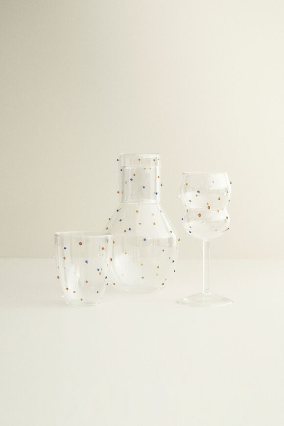 Ellis Glass Tumbler Set of 4  Multi  hi-res