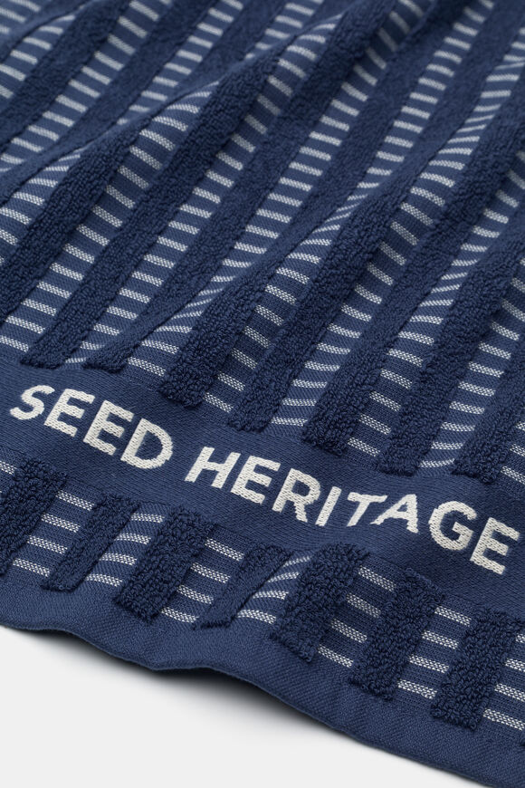 Textured Tea Towel  Royal Blue  hi-res