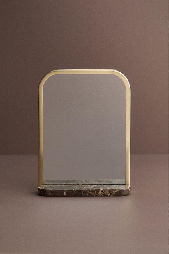 Enzo Desk Mirror  Chestnut  hi-res