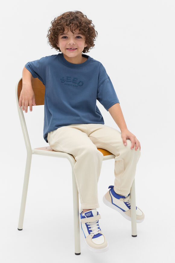 Core Logo Tee  Washed Navy  hi-res