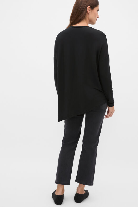 Core Asymmetrical Top  Black  hi-res