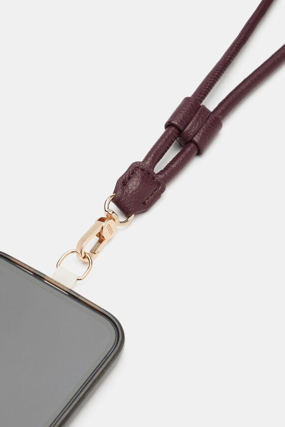 Phone Strap  Plum Red  hi-res