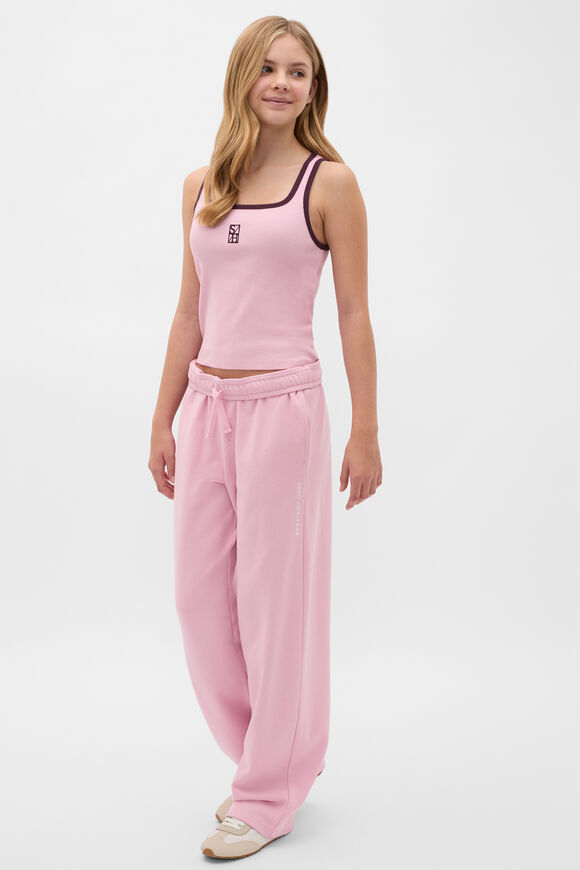 Roll Waist Logo Track Pant  Rose Pink  hi-res