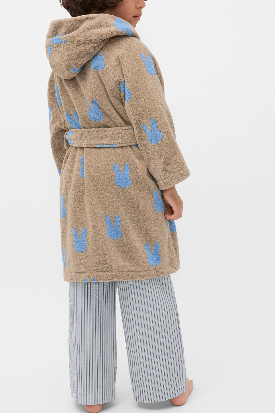 Bunny Bath Robe  Cloud Blue