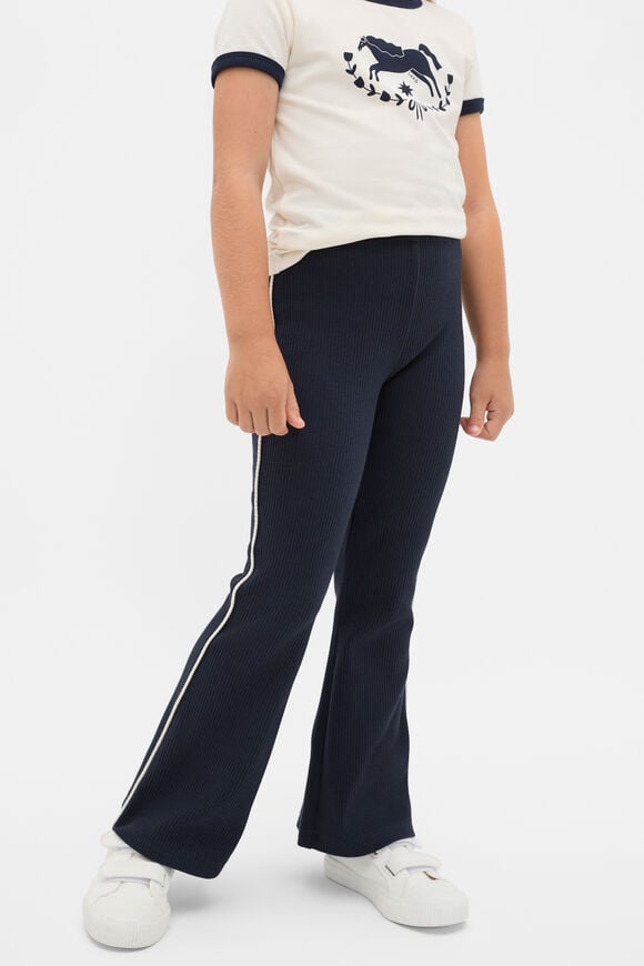 Piped Kick Flare  New Navy  hi-res
