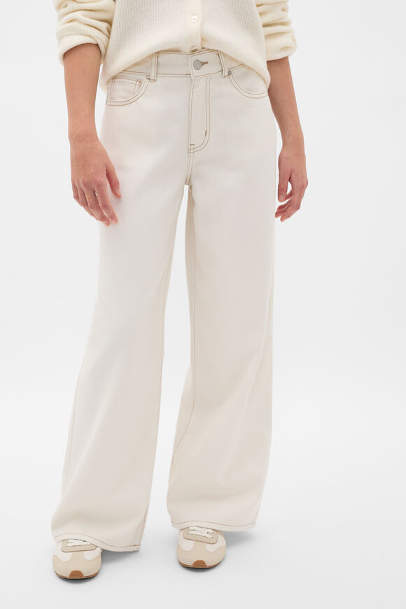 Core Straight Denim Jean  Classic Cream  hi-res