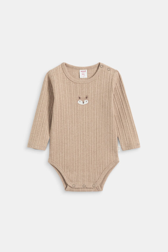 Fox Bodysuit  Nutmeg Marle  hi-res