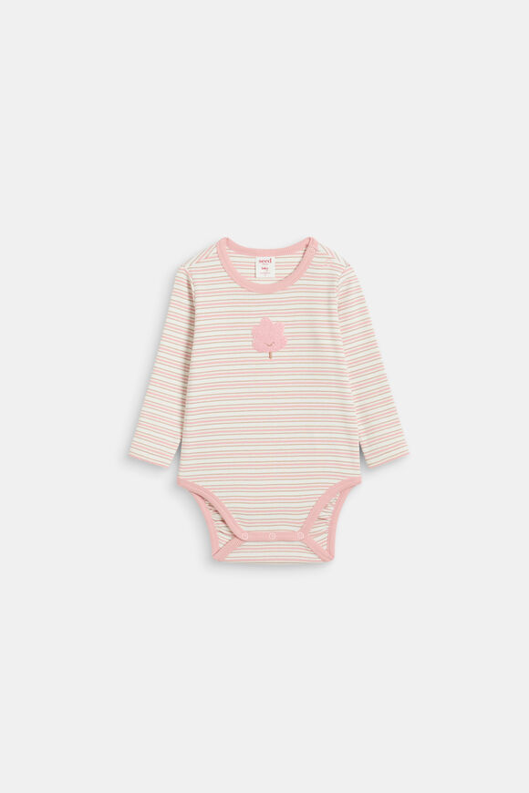 Leaf Bodysuit  Blush Pink  hi-res