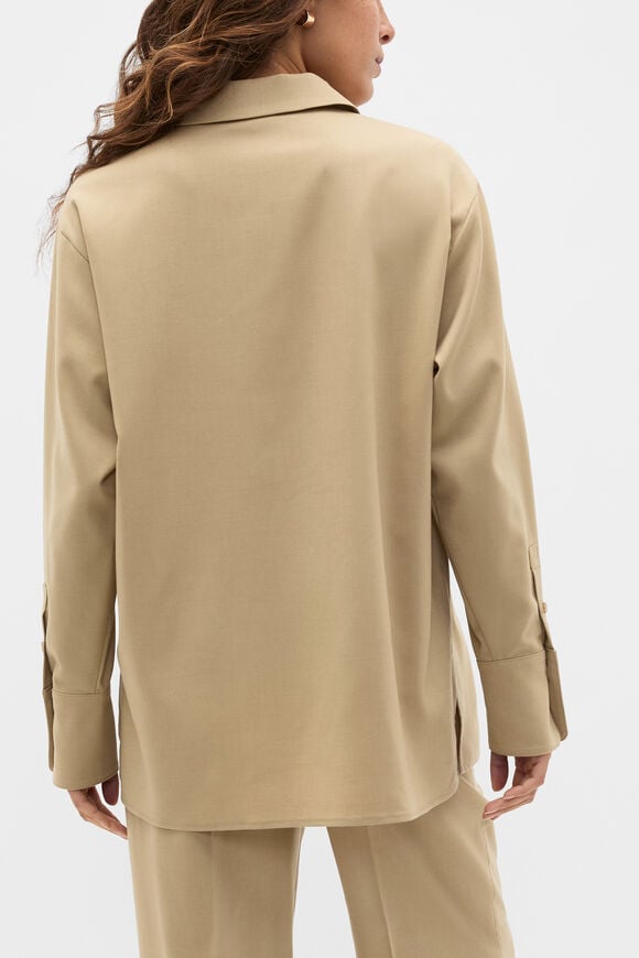 Soft Suiting Zip Popover  Caramel Clay  hi-res