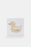 Hello Baby Duck Card  Multi  hi-res