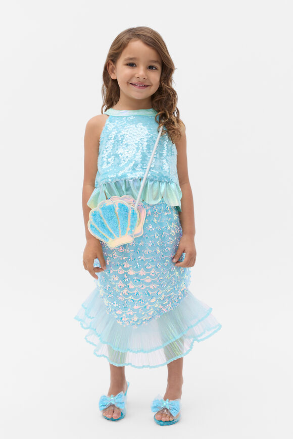 Mermaid Shell Bag  Ice Blue  hi-res