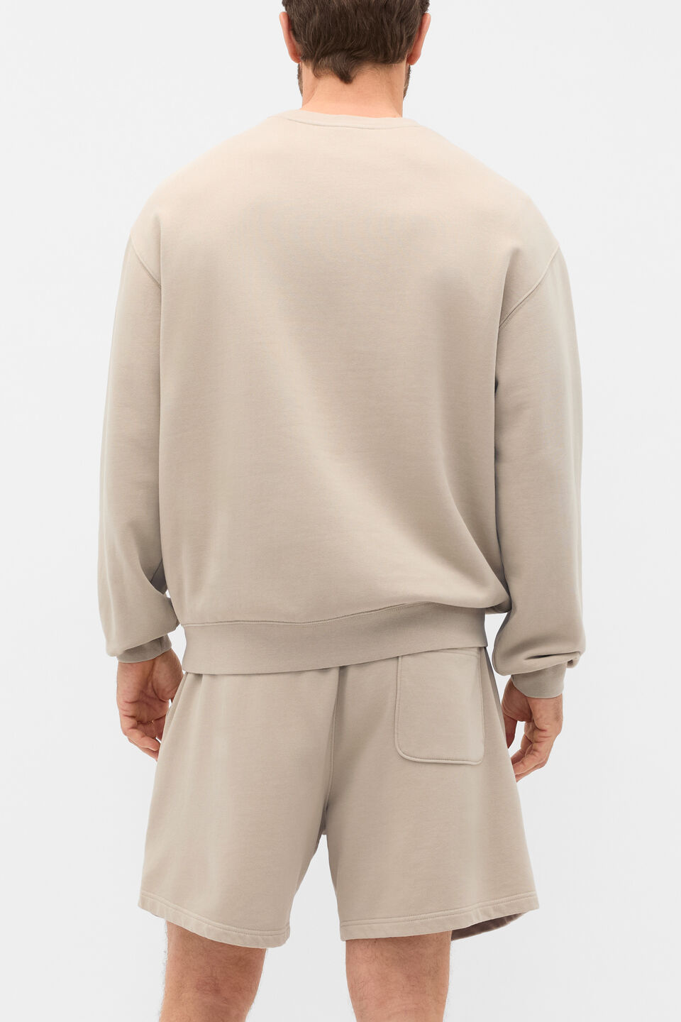 Crew Neck Sweatshirt  Clay
