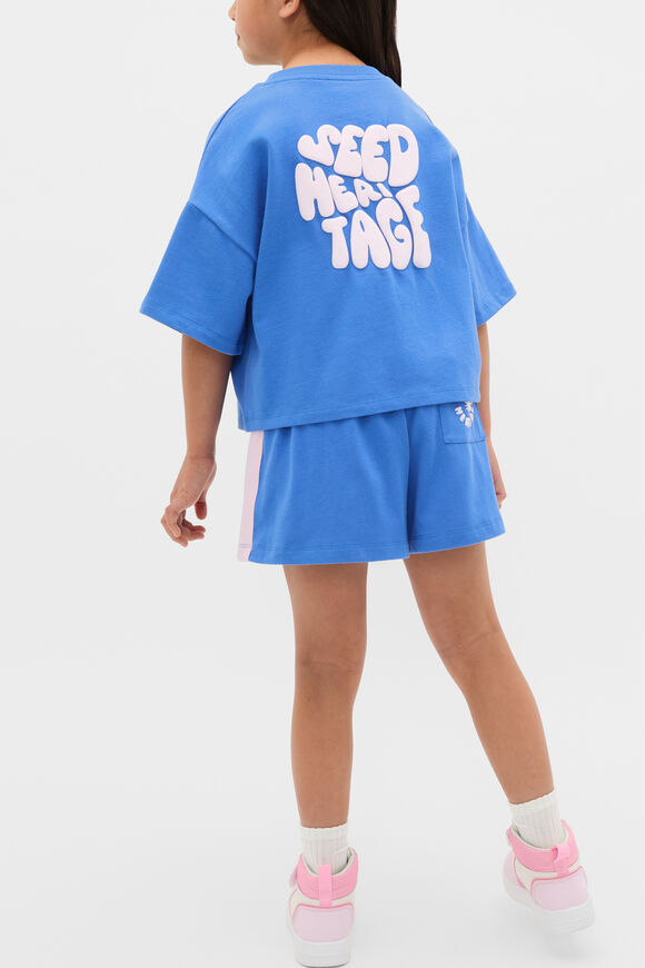Bubble Logo Tee  Electric Blue  hi-res