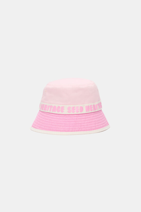Colourblock Bucket Hat  Pink Multi  hi-res