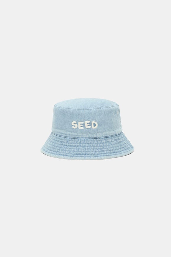 Mini Chambray Bucket Hat  Light Wash  hi-res