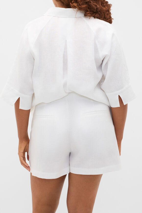 Core Linen High Rise Short  Whisper White  hi-res