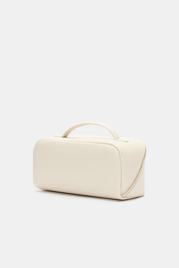 Zip Around Cosmetic Case  Stone  hi-res