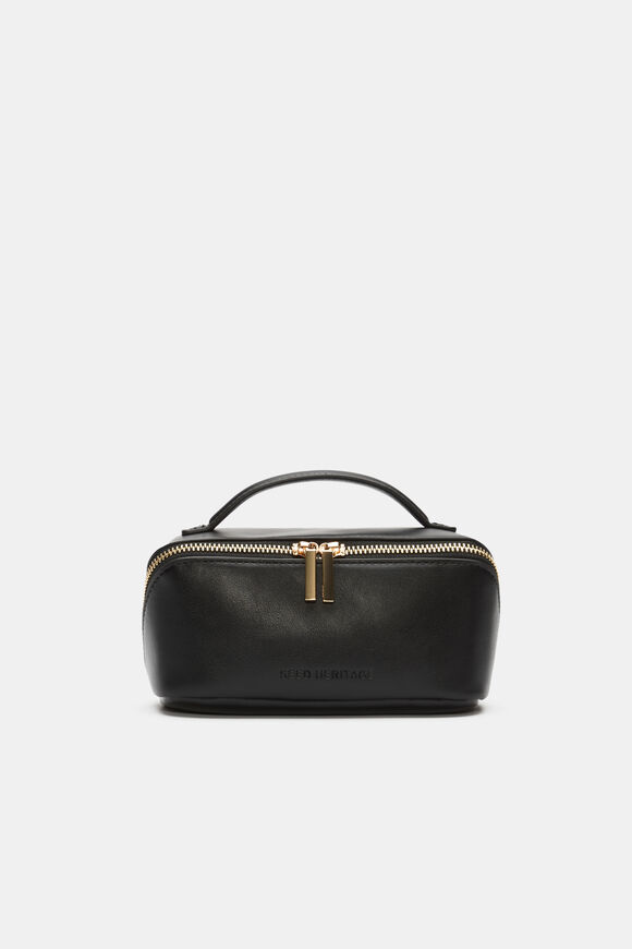 Zip Around Cosmetic Case Small  Black  hi-res