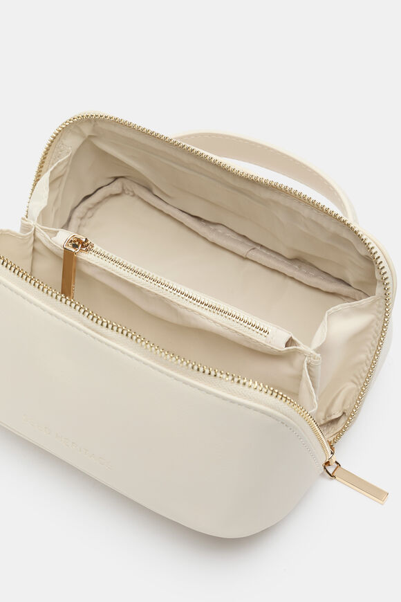 Zip Around Cosmetic Case Small  Stone  hi-res