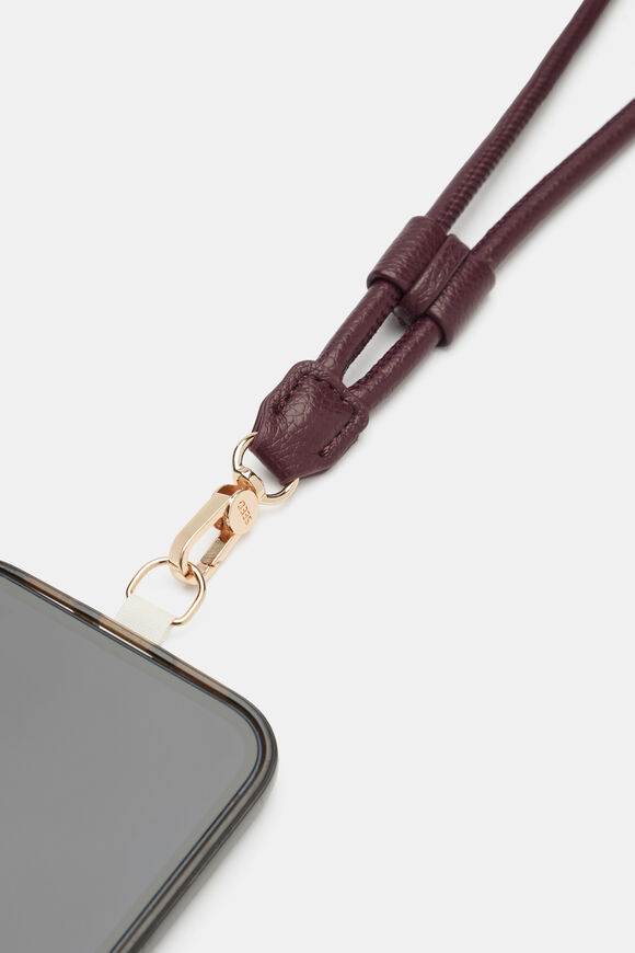 Phone Strap  Plum Red  hi-res