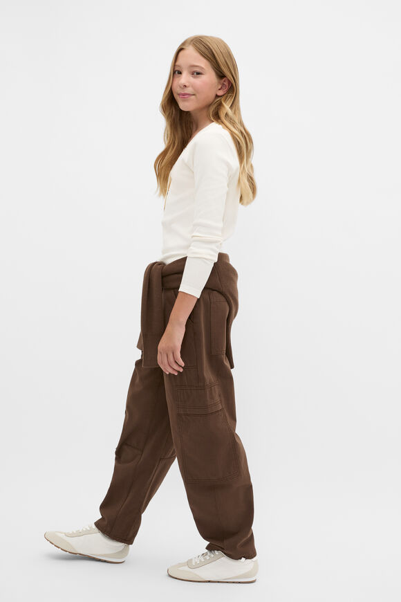 Tapered Cargo Pant  Chocolate  hi-res