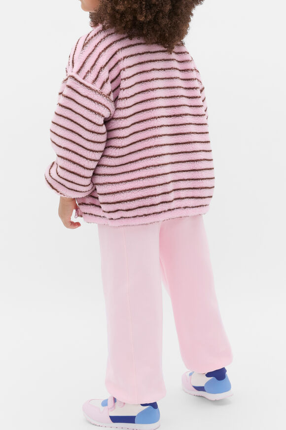 Stripe Teddy Jacket  Pink Lemonade  hi-res