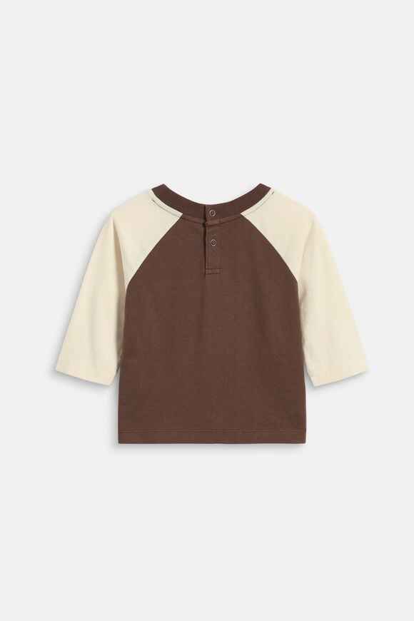 Pup Raglan Tee  Cacao  hi-res
