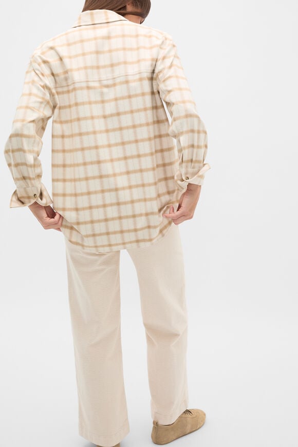 Relaxed Check Shirt  Sandstone Check  hi-res