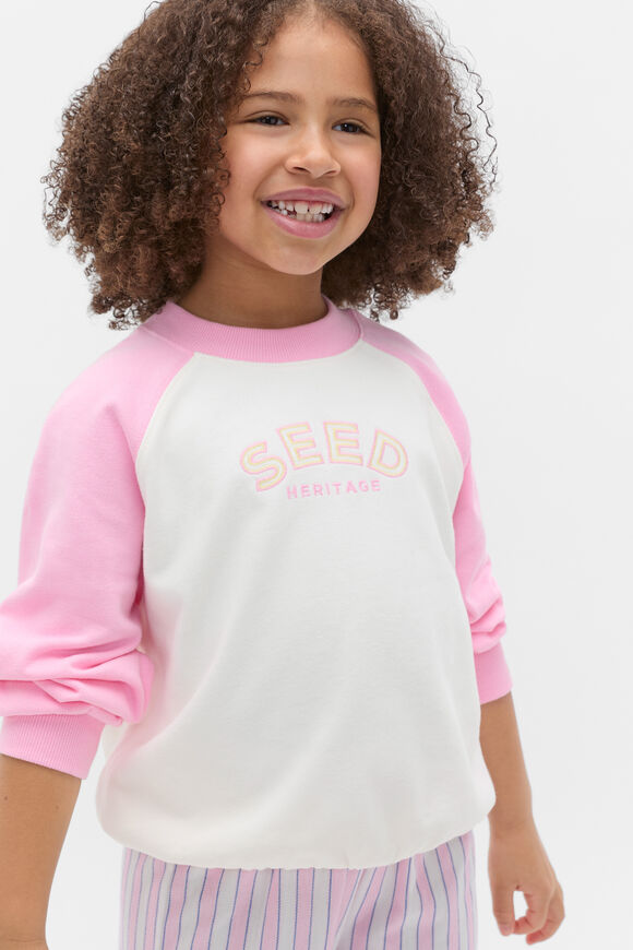 Raglan Logo Sweat  Classic Cream  hi-res