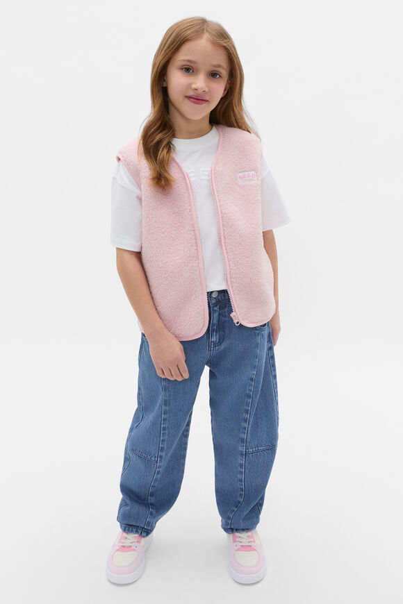 Fleece Vest  Pink Lemonade  hi-res