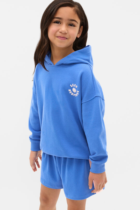 Bubble Logo Hoodie  Electric Blue  hi-res