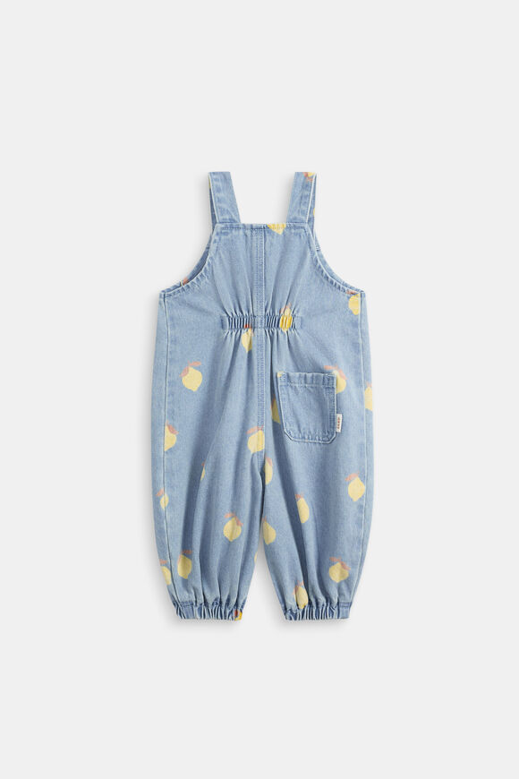 Citrus Denim Romper  Light Wash Lemon  hi-res