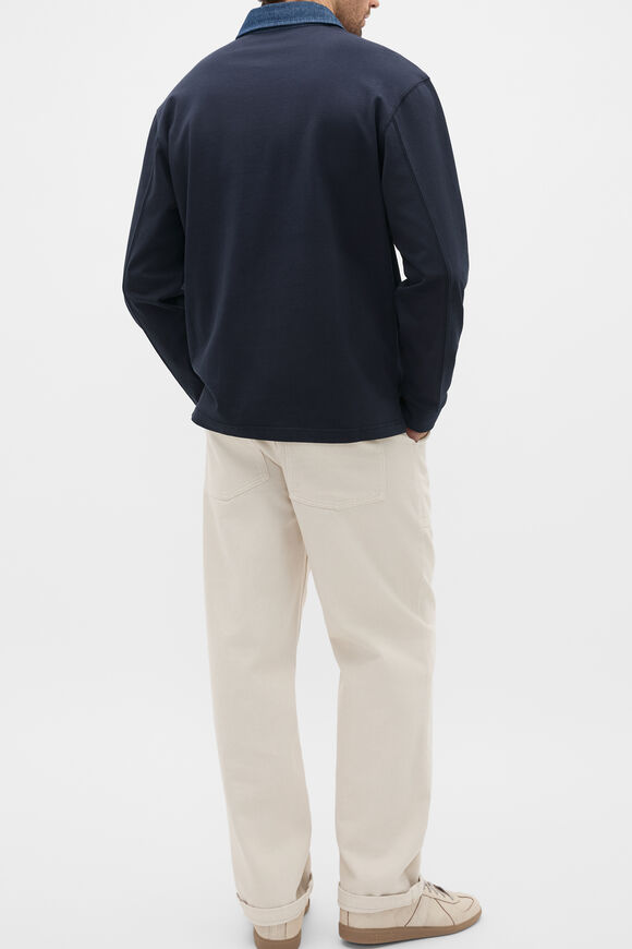 Denim Collar Rugby  Midnight Blue  hi-res