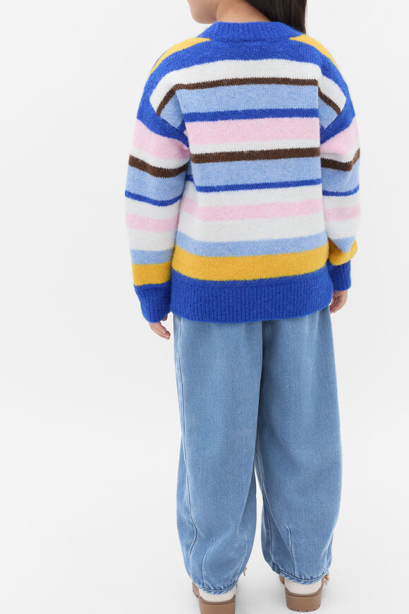 Stripe Knit Cardigan  Multi  hi-res