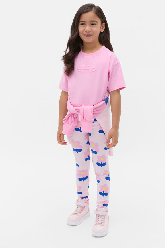 Floral Legging  Pink Lemonade  hi-res
