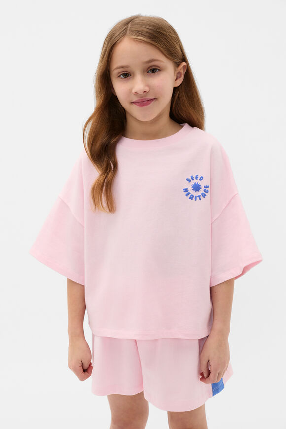 Bubble Logo Tee  Pink Lemonade  hi-res