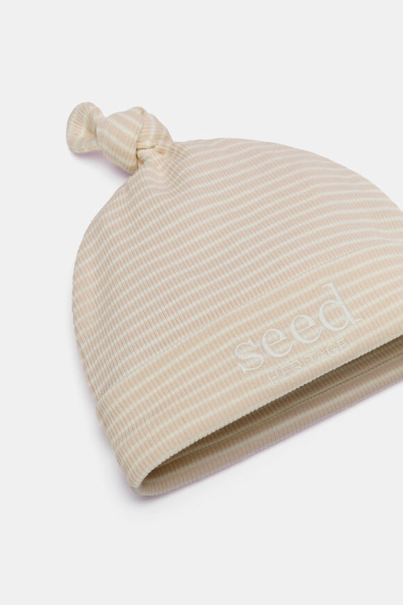Core Rib Logo Hat  Sand Stripe  hi-res