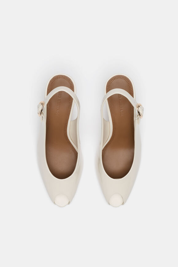 Emery Peep Toe Heel  Cream  hi-res