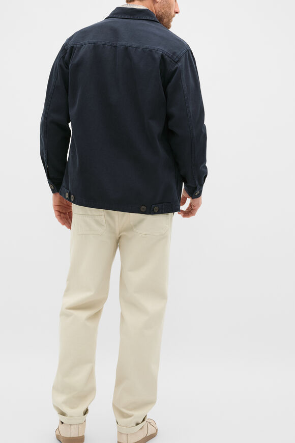 Twill Worker Jacket  Midnight Blue  hi-res