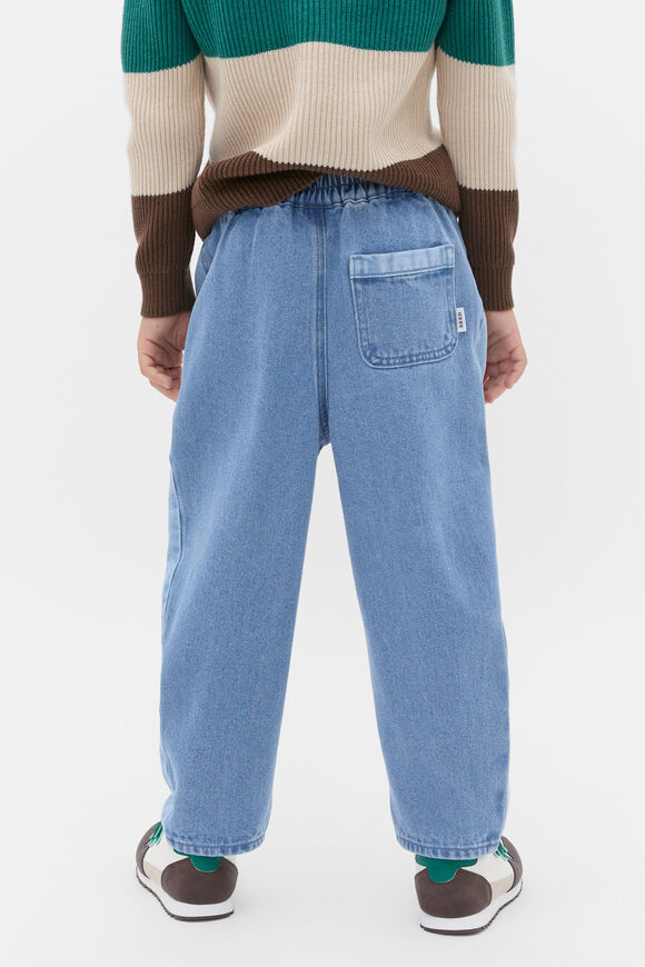 Two Tone Jean  Mid Blue  hi-res