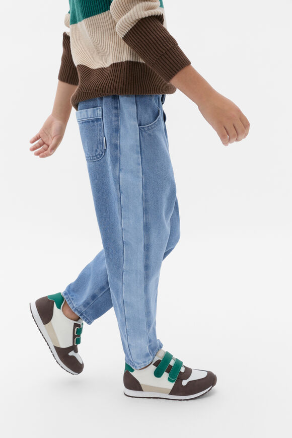Two Tone Jean  Mid Blue  hi-res
