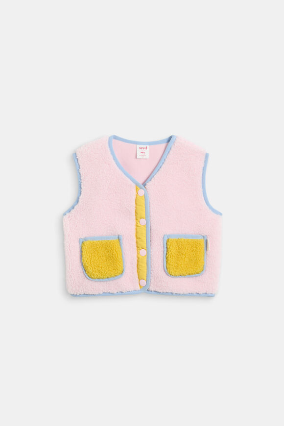 Teddy Gilet  Pink Lemonade  hi-res