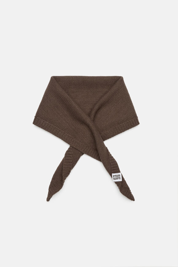 Knit Neck Scarf  Cacao  hi-res