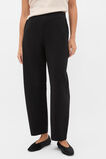 Ponte Barrel Leg Pant  Black  hi-res