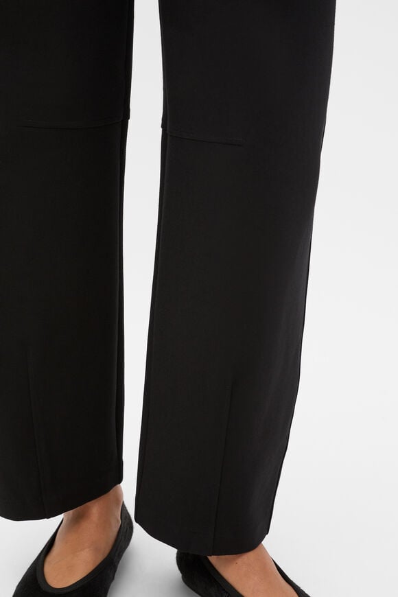 Ponte Barrel Leg Pant  Black  hi-res