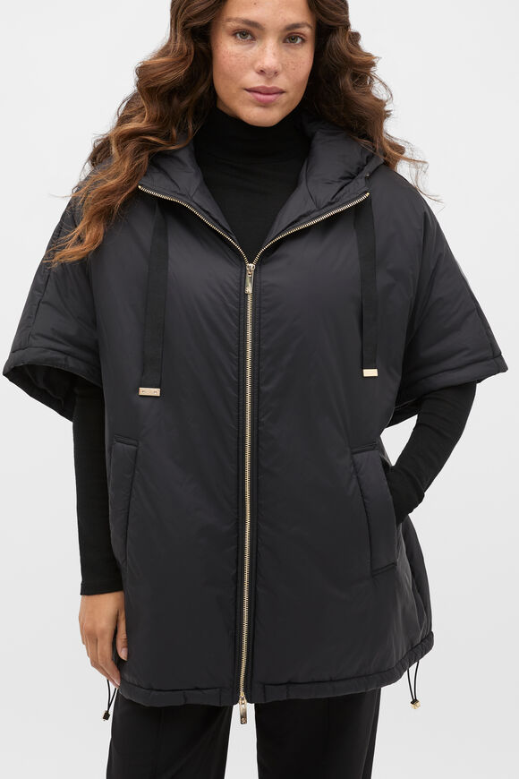Soft Shell Poncho  Black  hi-res