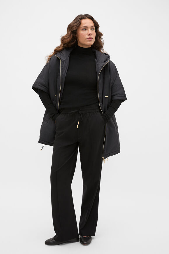 Soft Shell Poncho  Black  hi-res