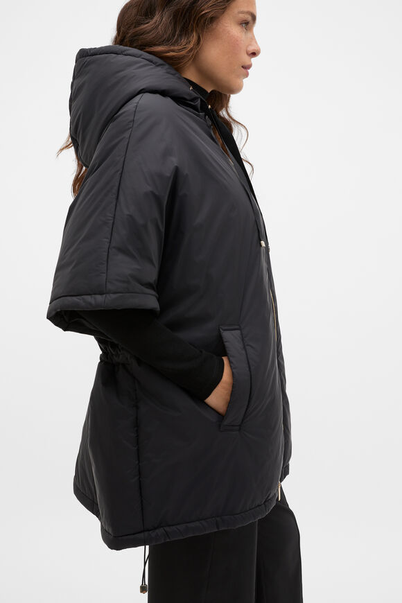 Soft Shell Poncho  Black  hi-res