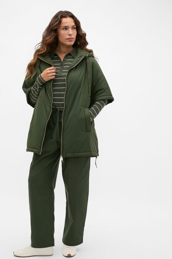 Soft Shell Poncho  Deep Forest  hi-res